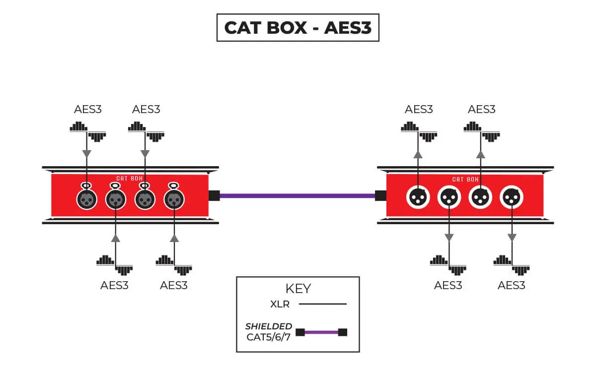 CAT BOX - AES3